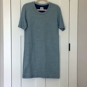 Southern Proper Blue T Shirt Dress.  XS